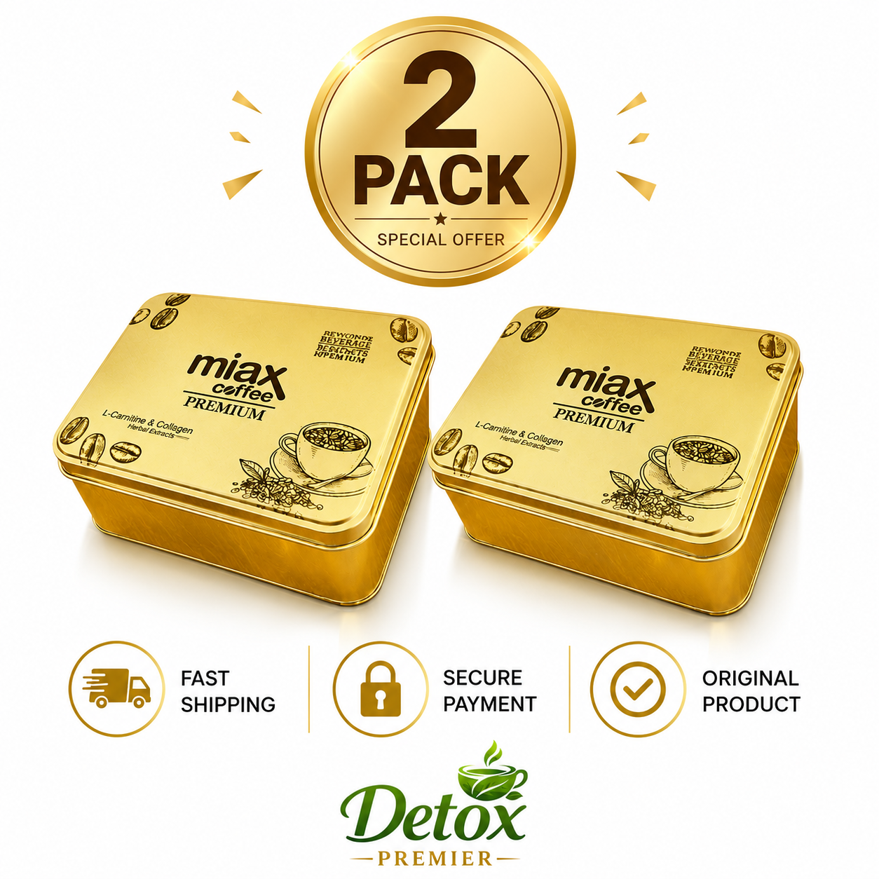 Miax Coffe Premium (2 Pcs)